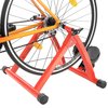 Rad Cycle Max Racer Stationary Bike Stand - Portable 7-Setting Bicycle Trainer for Indoor Riding Red 83-DT5069